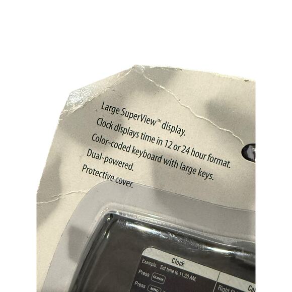 Texas Instruments TI-1775 Vintage Compact Calculator w/ Clock 1995 New Old Stock - Picture 3 of 8